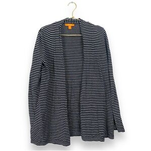 Joe Fresh Black and White Striped Cardigan